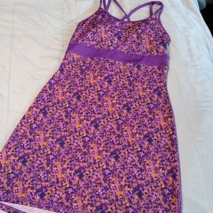 Gaiam Yoga Dress Purple Shine Studio to Street XS
